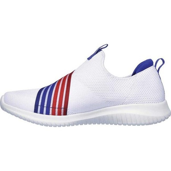 skechers red white and blue