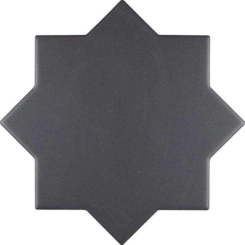 Siena 5" Star with Cross Matte Ceramic Wall and Floor Tile (10.76 sq ft/case) - 54 Pack