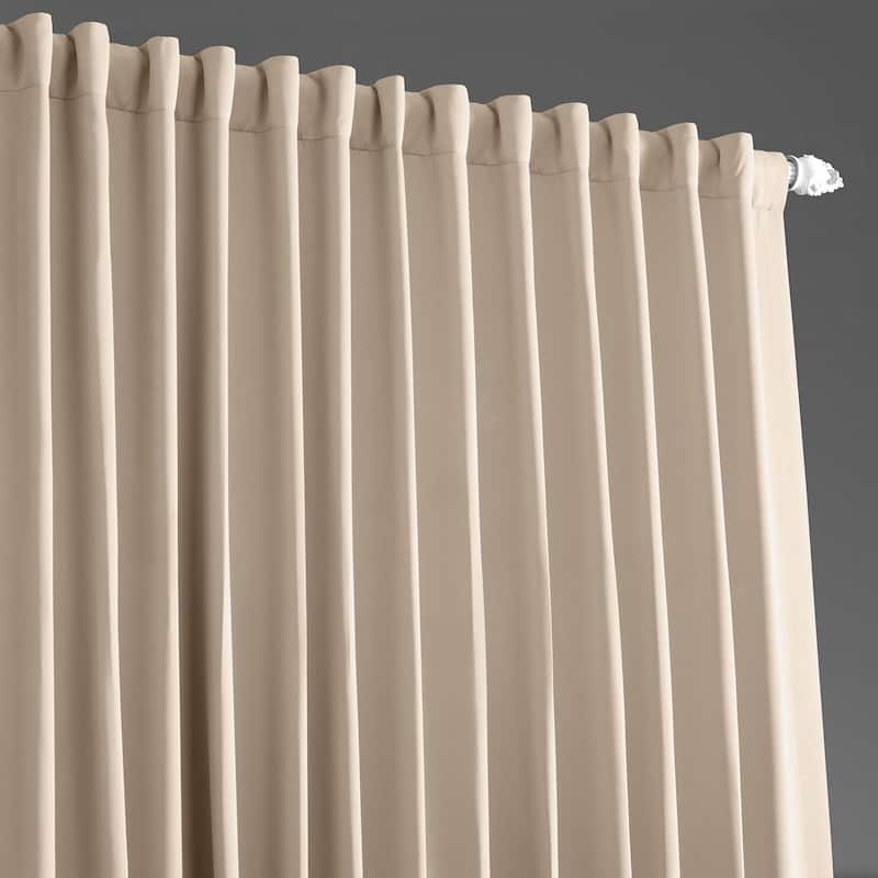 Exclusive Fabrics Extra Wide Room Darkening 84-inch Curtain (1 Panel)