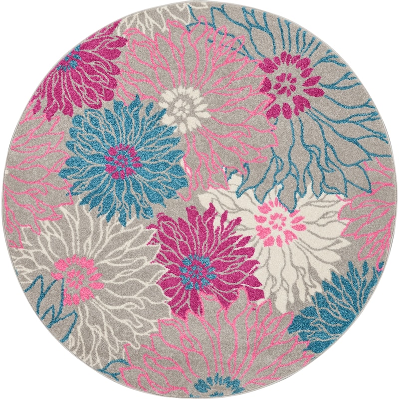 Nourison Passion Abstract Modern Floral Area Rug