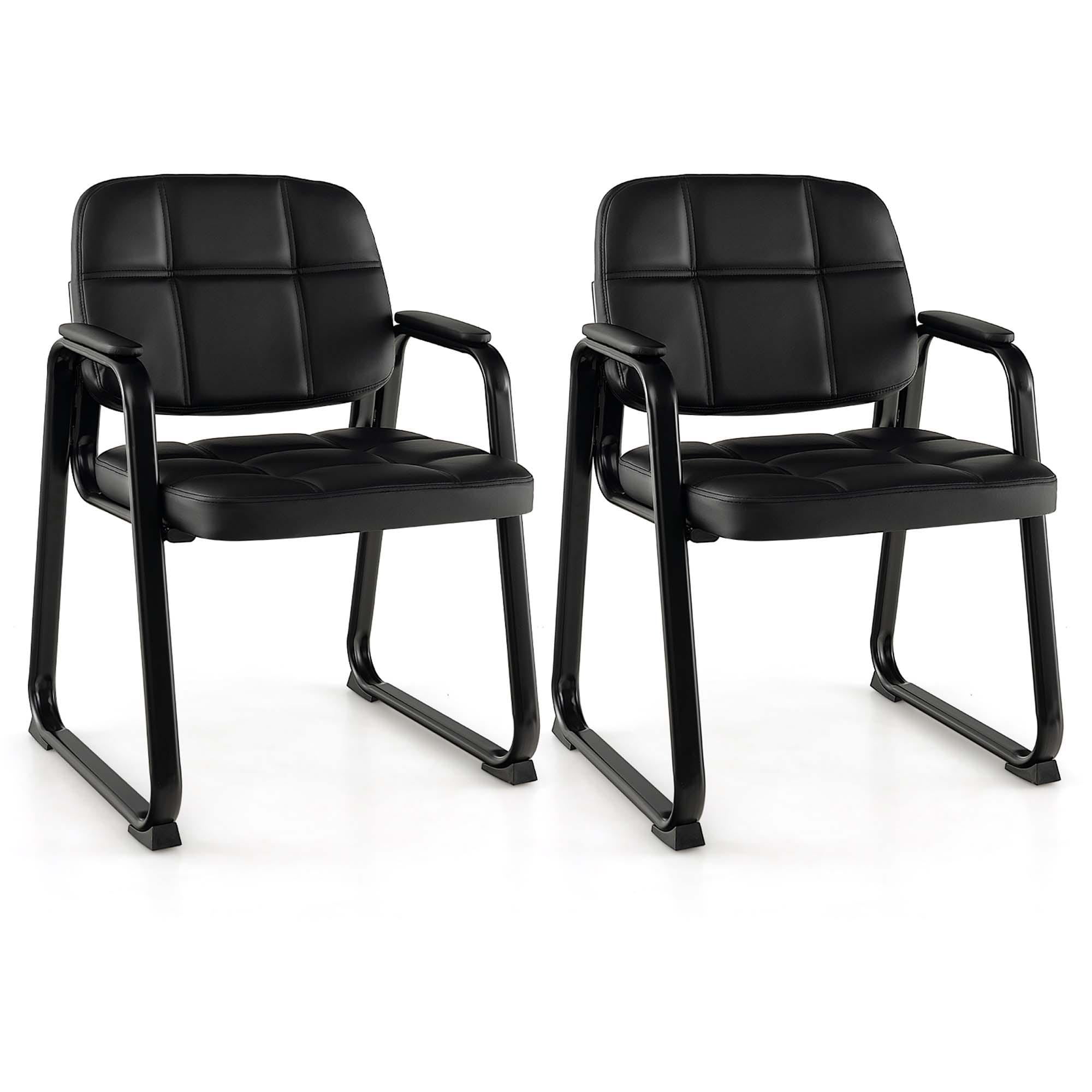 Set of 2/6 Waiting Room Chairs Set Reception Chair with Padded Seat