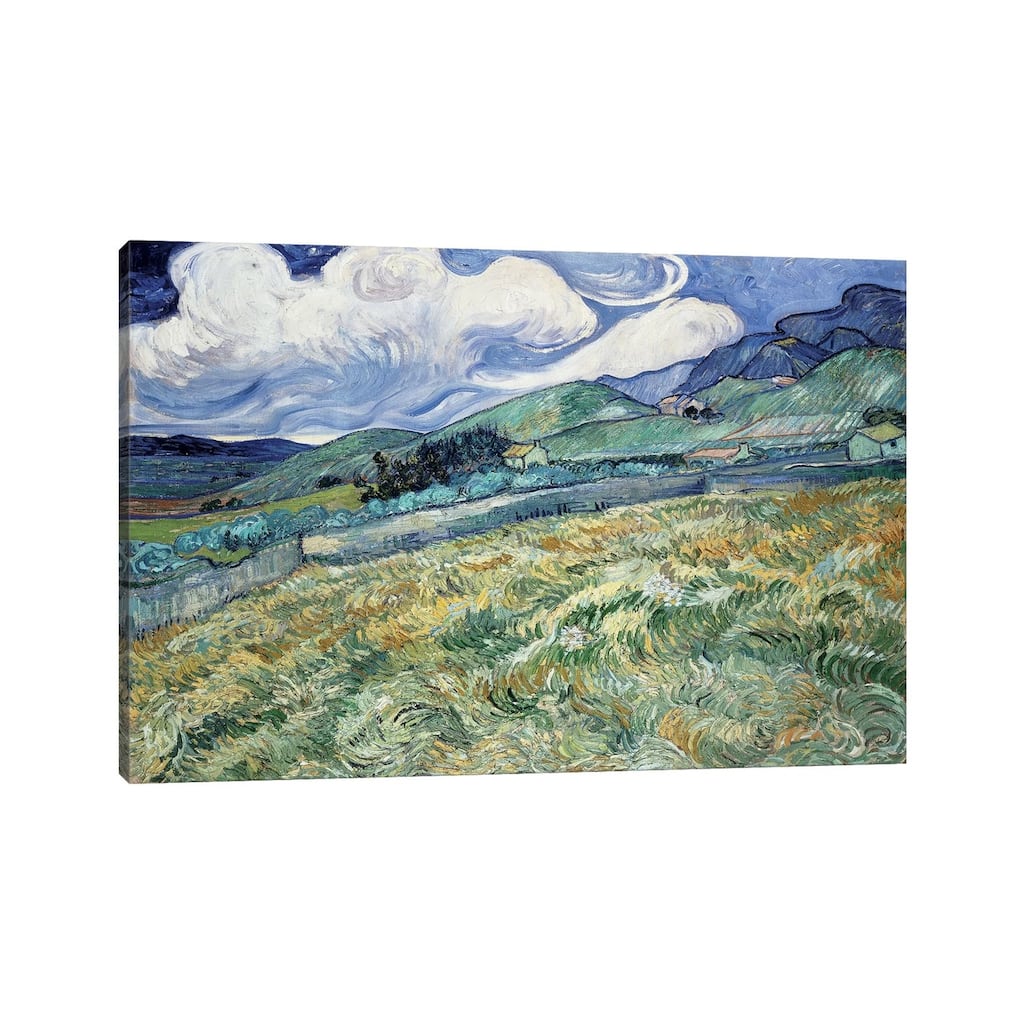 iCanvas "Landscape at Saint-Remy" by Vincent van Gogh Canvas Print