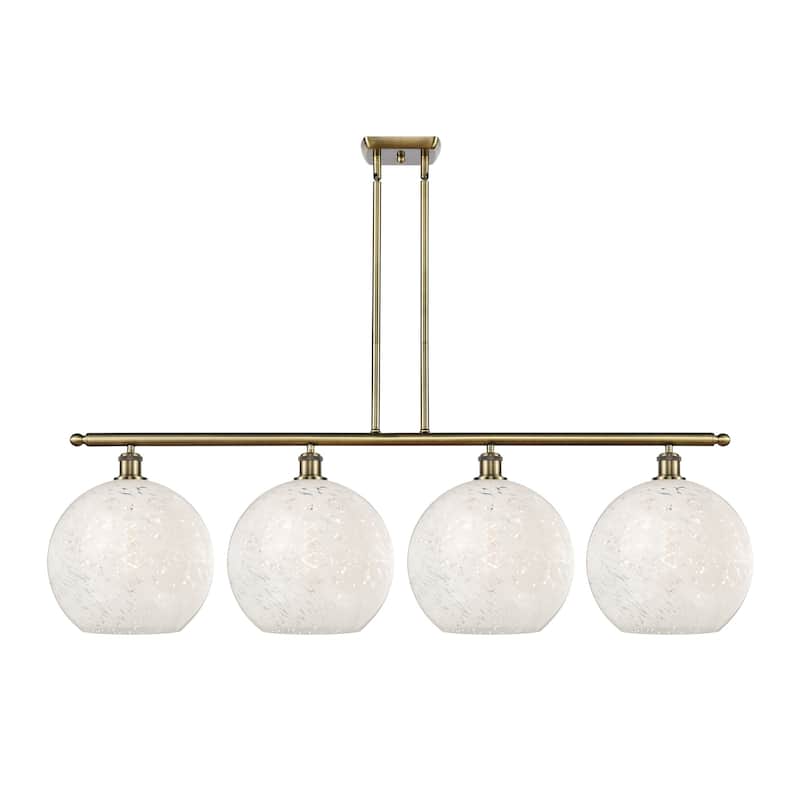 Innovations Lighting 516-4I-14-51-White Mouchette-Indoor Pendant White