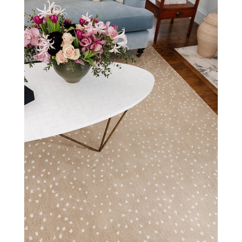 Erin Gates by Momeni Woodland Antelope Print Handtufted Wool Area Rug