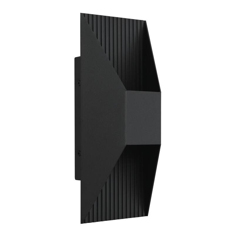 12 inch LED Wall Sconce - Black
