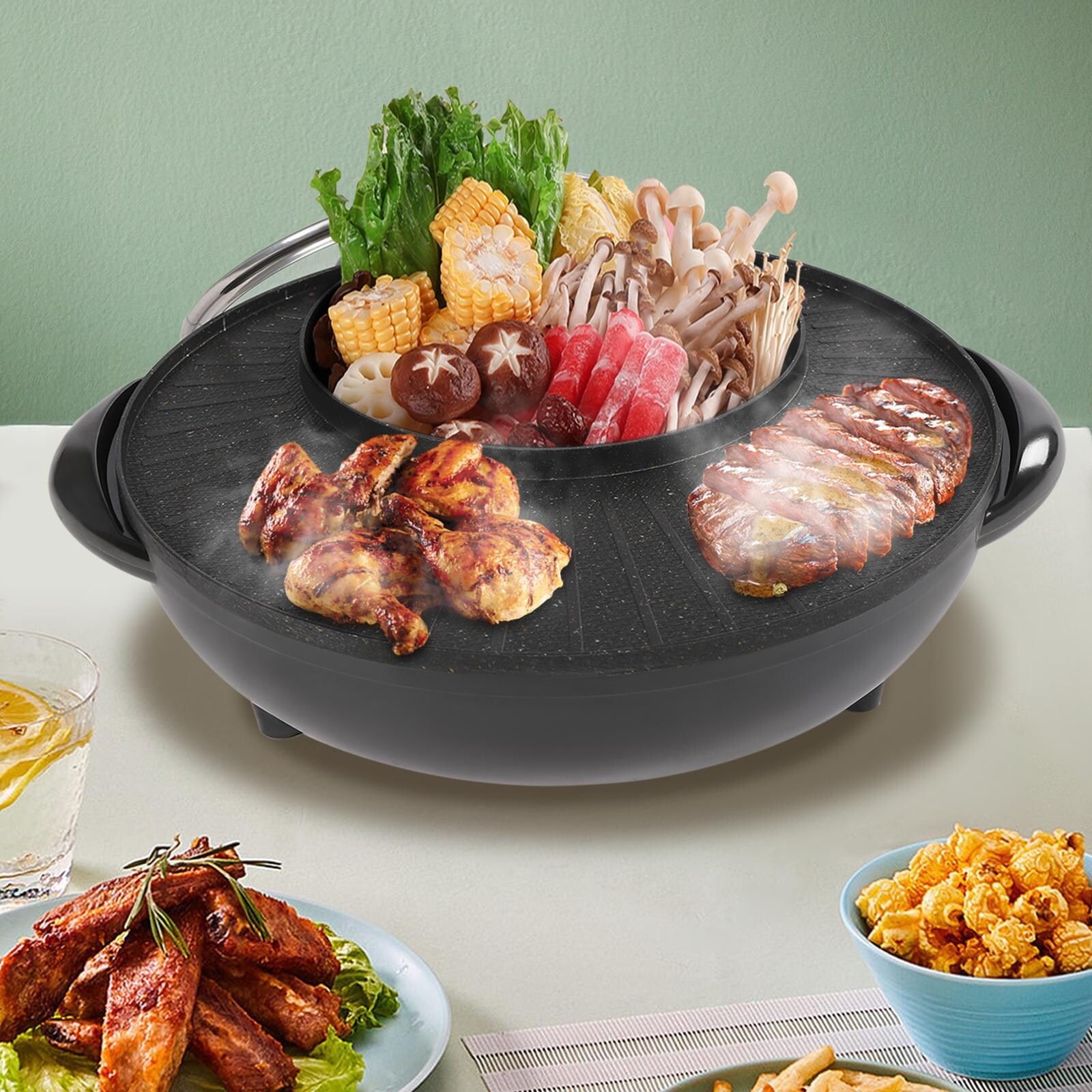 Circular bbq grill clearance