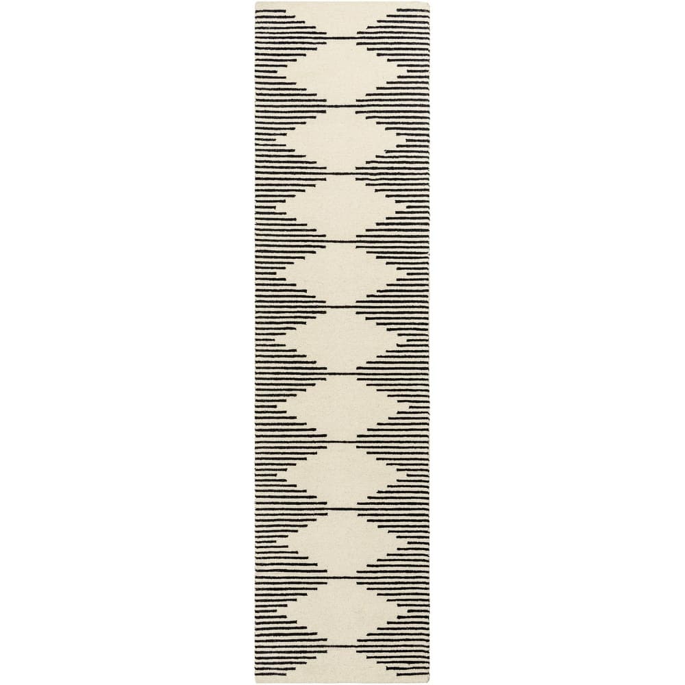 Livabliss Granada Minimalist Diamond Hand Tufted Area Rug