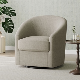 Gustavo Upholstered Swivel Glider Chair by Christopher Knight Home