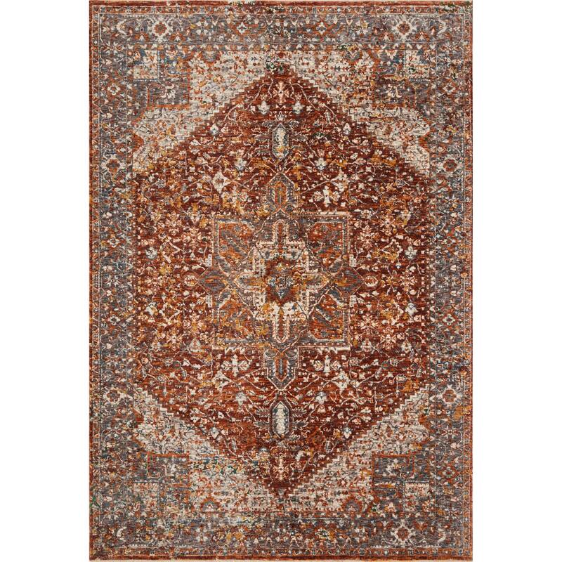 Alexander Home Leah Vintage Medallion Area Rug