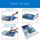 preview thumbnail 3 of 4, MagicBag Smart Design Instant Space Saver Storage - Flat Extra- Large - Set of 6 Bags