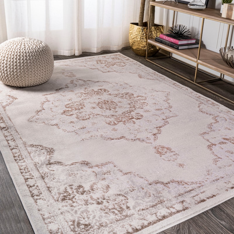 JONATHAN Y Rosalia Ornate Medallion Modern Area Rug