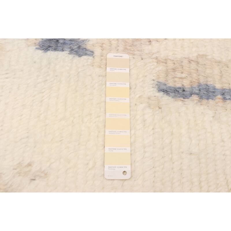 ECARPETGALLERY Hand-knotted Tangier Cream Wool Rug - 8'1 x 9'7