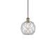 Option Antique Brass / Clear Glass with White Rope
