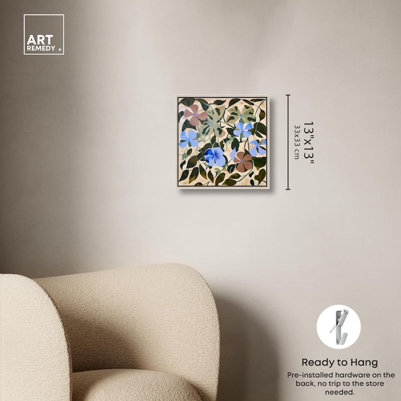 Rhythmic Blooms Canvas by Art Remedy