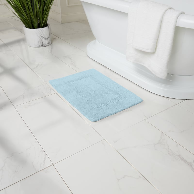 Fabstyles Basix Soft & Absorbent Reversible Cotton Bath Rug