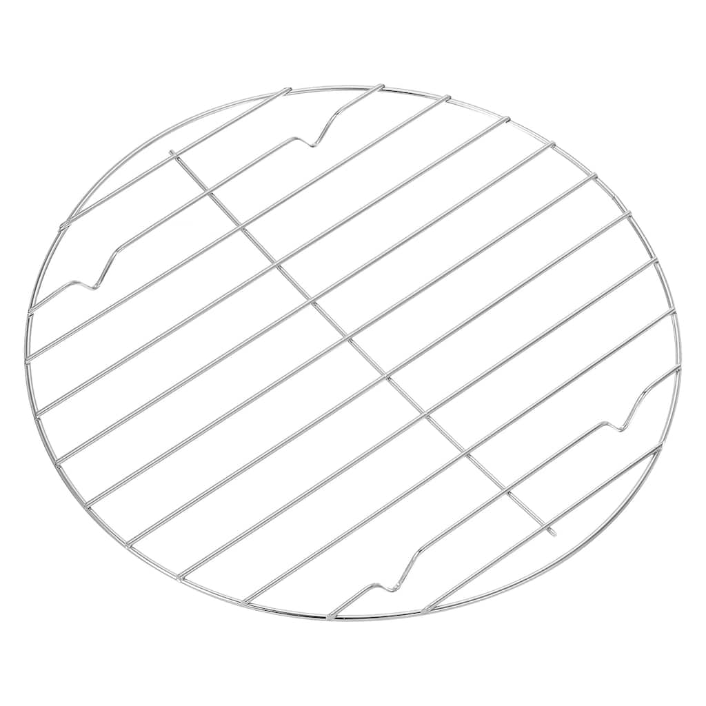 11" Round Cooling Rack, Roasting Steaming Cooling Rack, Cooking Grid Grill