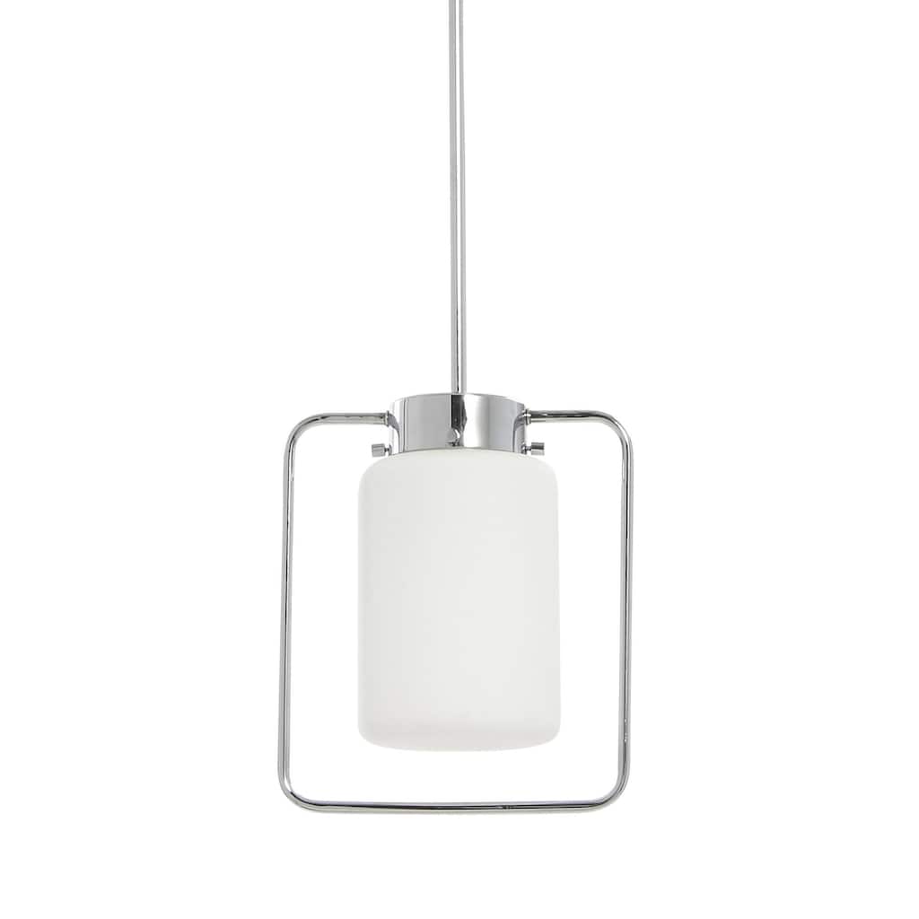 Robert Stevenson Lighting Ezra - Metal and Frosted Glass Ceiling Light