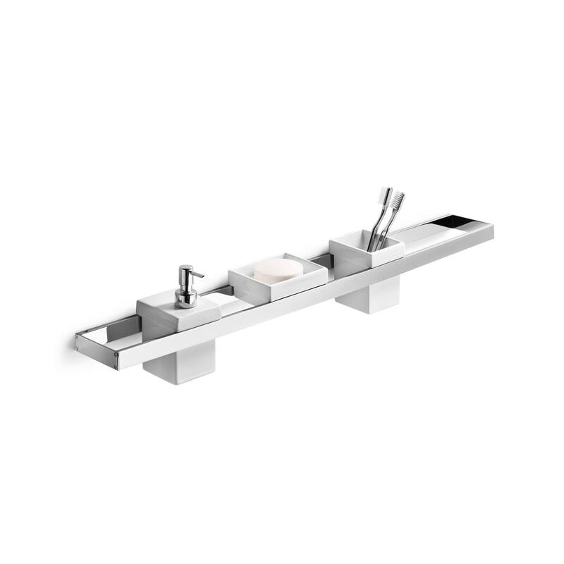 WS Bath Collections 4" Towel Bar from the Skuara Collection