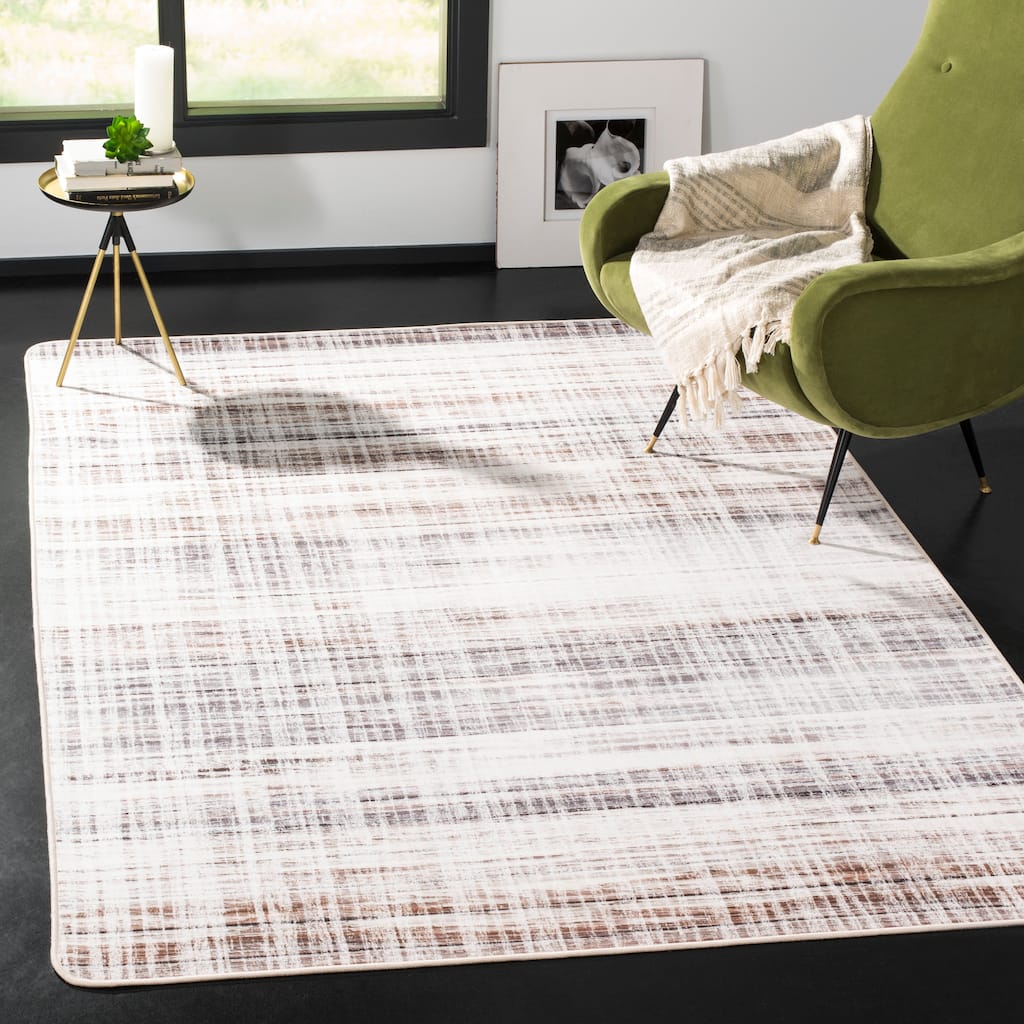 SAFAVIEH Daytona Machine Washable Slip Resistant Nedaa Graphic Abstract