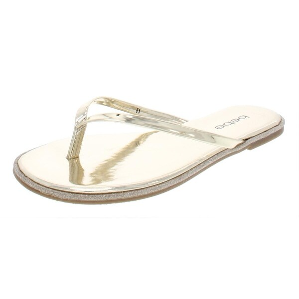 bebe flip flops