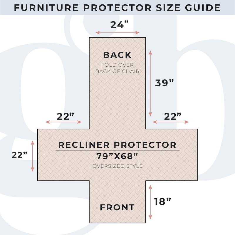Reversible Recliner Cover Patchwork Pet Furniture Protector Slipcover