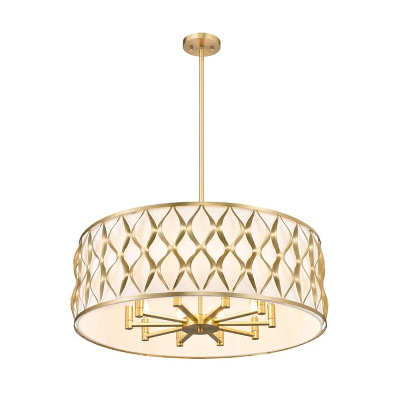 Z-Lite 1948P32 Harden 10 Light 32" Wide Pendant