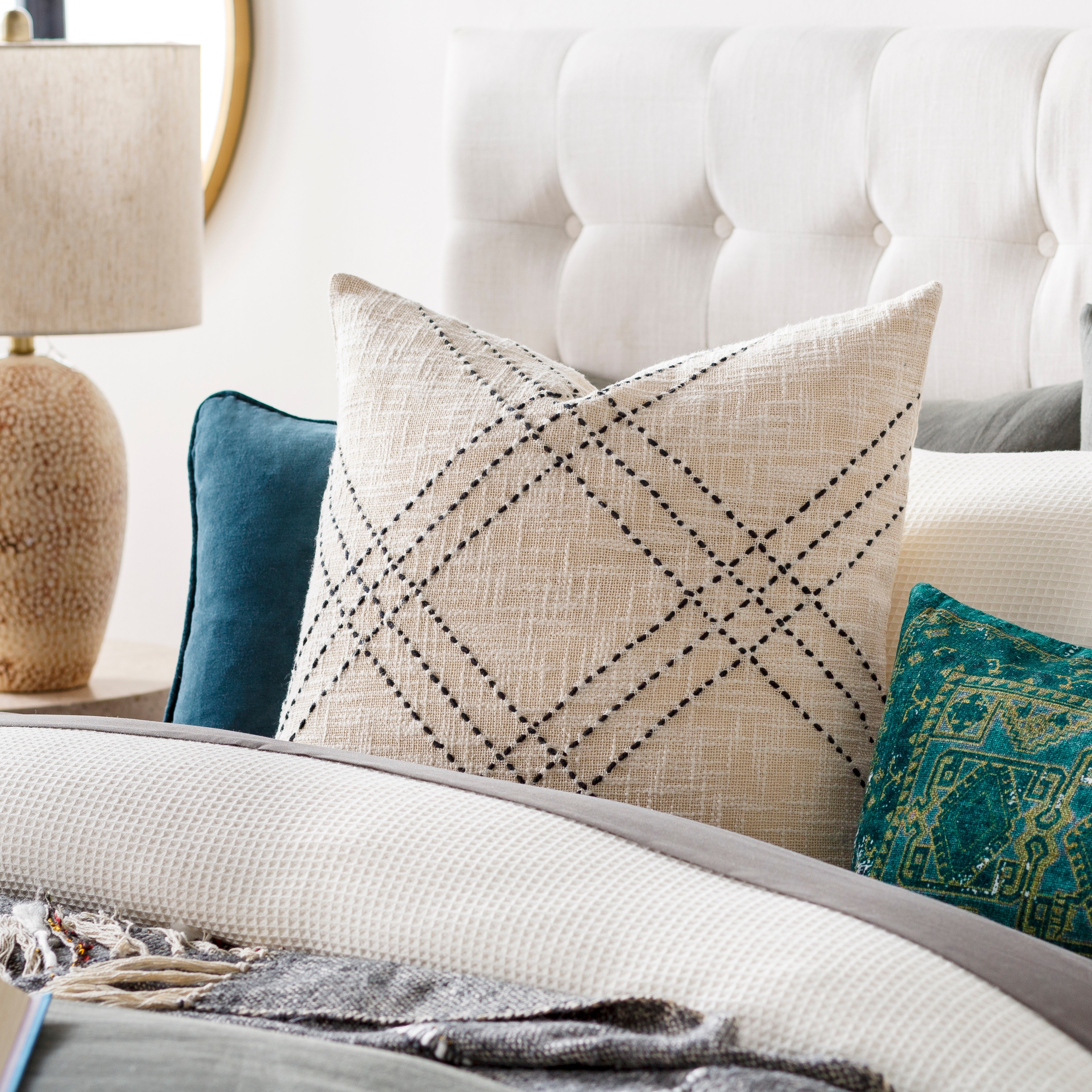 Thin hot sale throw pillows
