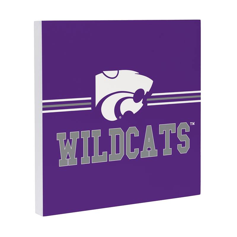 Kansas State University Wooden Door Decor Wall Sign - Multi-Color
