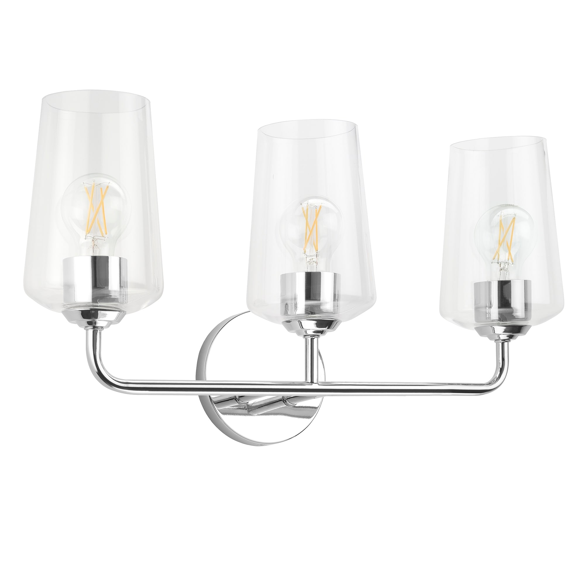 Celino Three-Light Bath & Vanity with Clear Glass - 23