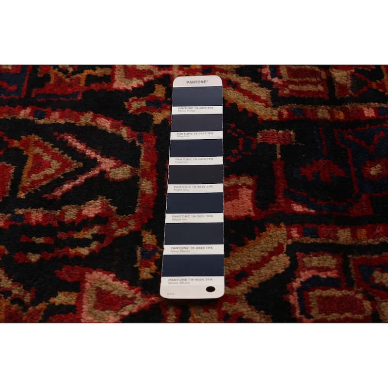 ECARPETGALLERY Hand-knotted Andelz Navy Wool Rug - 4'10 x 7'1
