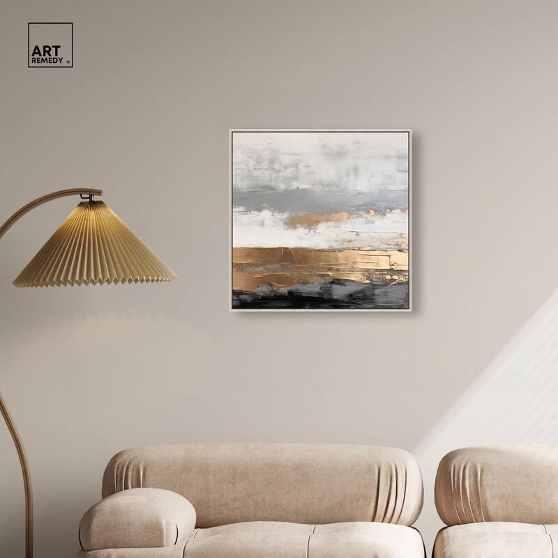 Moonlit Gold II Canvas by Art Remedy