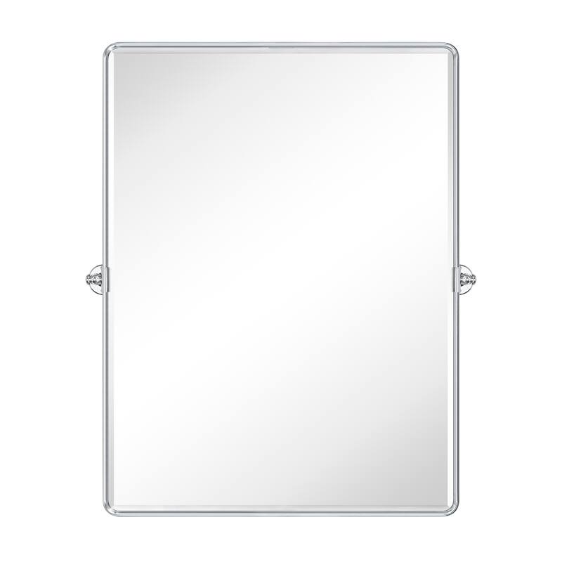 TEHOME Woodvale Rectangle Vertical Metal Wall Mirrors