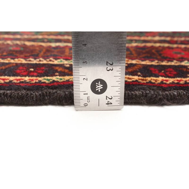 ECARPETGALLERY Hand-knotted Teimani Black Wool Rug - 3'7 x 5'10