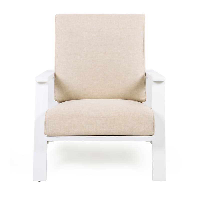 Paloma Acacia Wood Outdoor Club Chair with Cushion by Christopher Knight Home