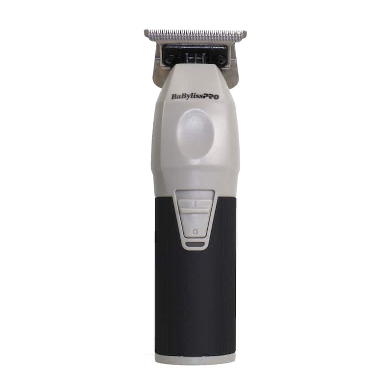 BabylissPRO COREFX Professional Performance Hair Trimmer - FX76 + BaByliss Pro Fade Brush - Gray