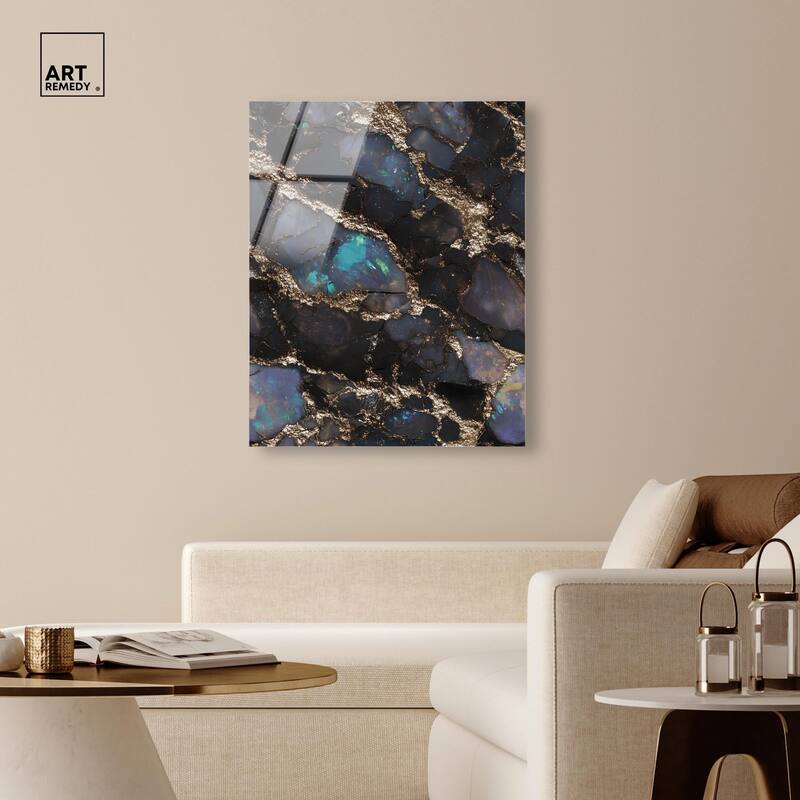 Astral Firelight Acrylic by Art Remedy, Ready to Hang