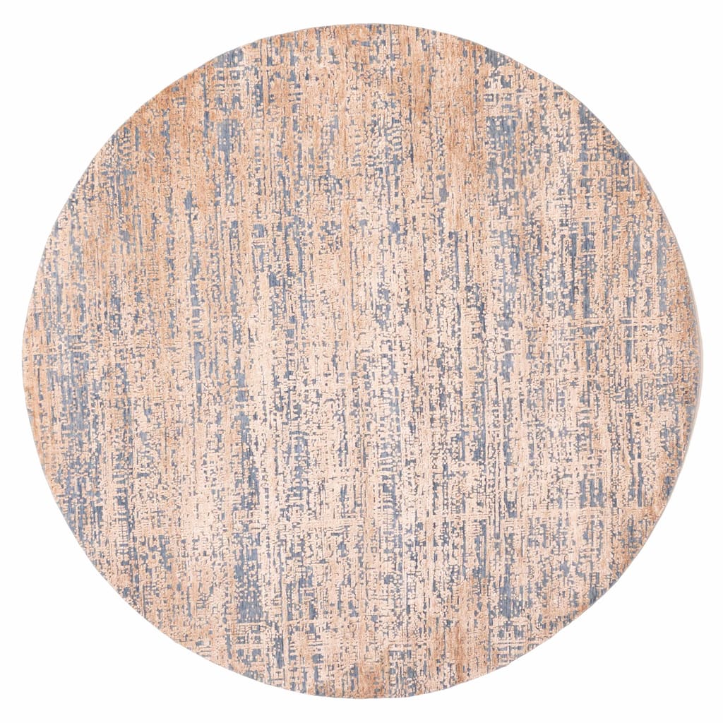 ECARPETGALLERY Hand-knotted Legacy Tan Silk, Wool Rug - 7'11 x 7'11