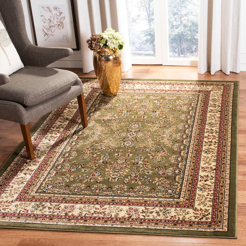 SAFAVIEH Lyndhurst Kuralay Traditional Oriental Rug - 3'3" x 5'3" - Sage/Ivory - Rectangle