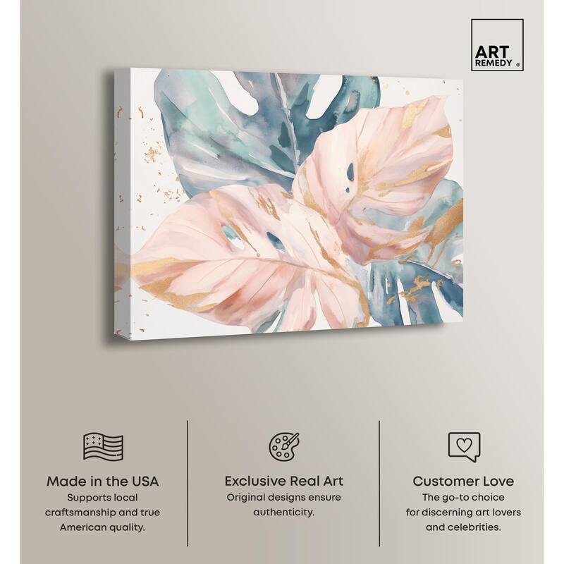 Golden Spritz Canvas by Art Remedy, Gallery Wrapped