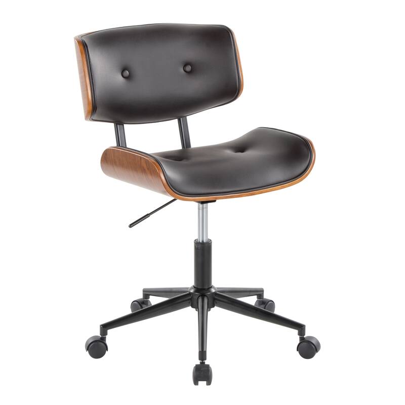 Carson Carrington Leksand Simple Mid-century Modern Office Chair - Espresso