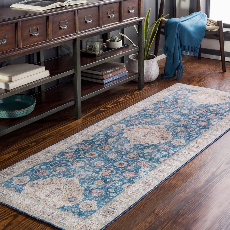 Livabliss Nydia Traditional Medallion Printed Area Rug