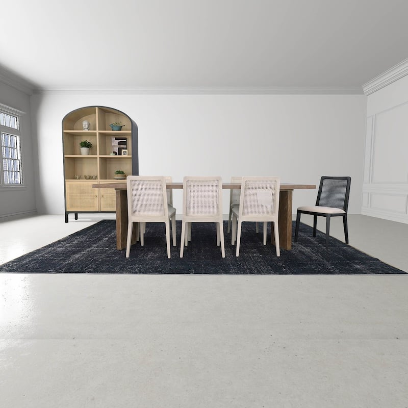 Coco 95" Wide Ash Rectangular Dining Table
