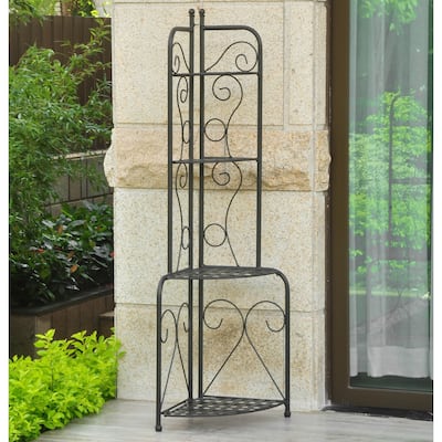 Mandalay Folding Iron Bakers Rack