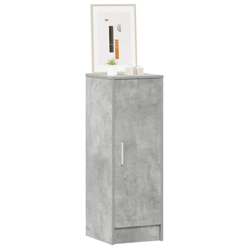 vidaXL Shoe Cabinet Black Engineered Wood Medium Storage Shoe Cabinet