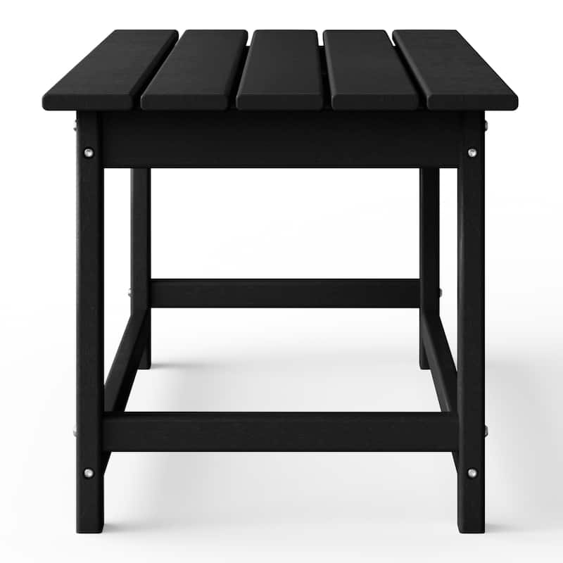 Laguna Hdpe All Weather Outdoor Patio Rectangular Coffee Table