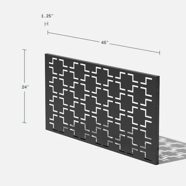 dimension image slide 10 of 15, Veradek Plastic Black Screen Panel