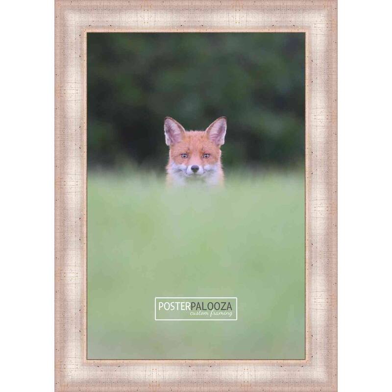 23x32 Contemporary Antique Silver Complete Wood Picture Frame with UV Acrylic, Foam Board Backing, & Hardware