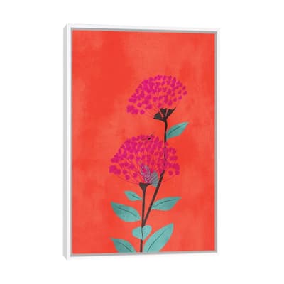iCanvas "Tropical Sunset" by Kubistika Framed Canvas Print