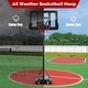 preview thumbnail 6 of 8, Costway 4.25-10FT Portable Adjustable Basketball Hoop System with 44'' - See Details