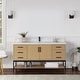 preview thumbnail 60 of 143, Altair Wildy Bathroom Vanity with White Composite Stone Top without Mirror